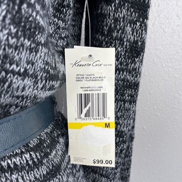 NWT Kenneth Cole New York Belted Cardigan Top - Picture 6 of 8